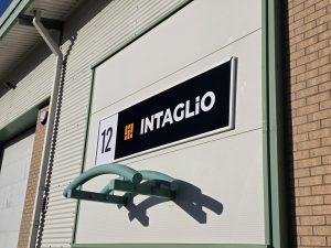 Intaglio signage