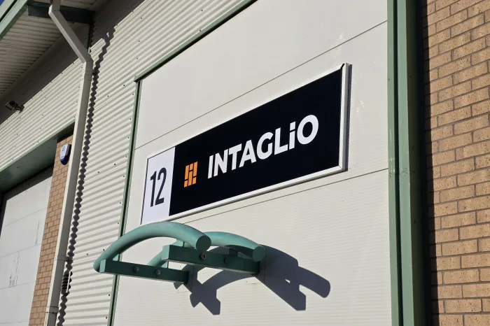 Intaglio signage